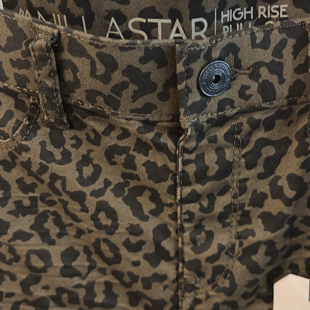 NWT Vanilla Star Cheetah Print Women’s High Rise Pull-On Jegging - Picture 6 of 8